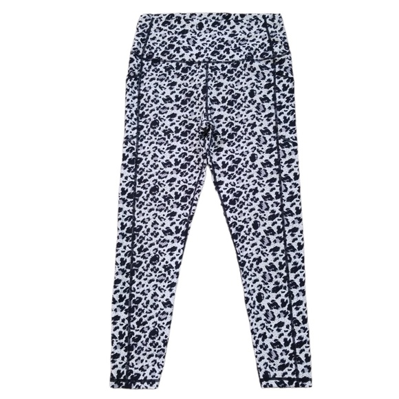 ZYIA Snow Leopard Pocket Brilliant Hi-Rise 7/8 24" Leggings Size: 12 NWOT - Picture 4 of 12